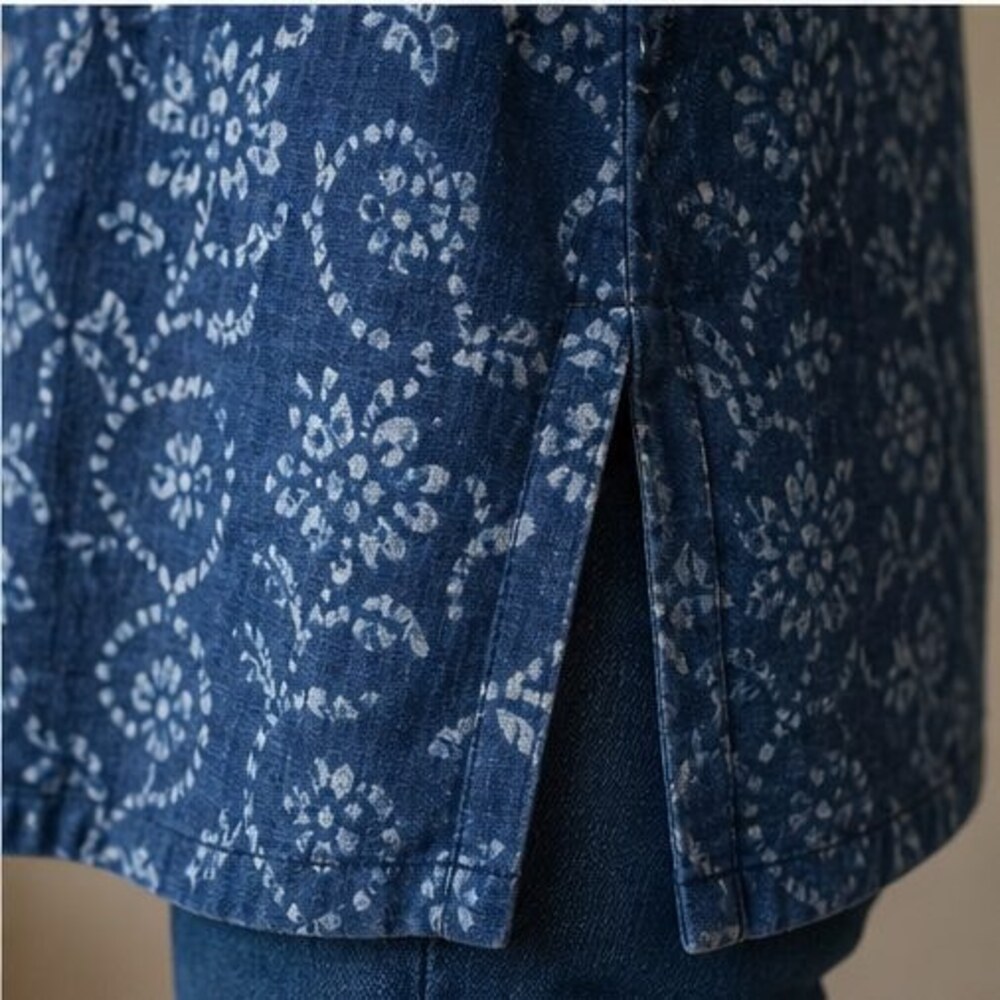 Teal Ruffle Blouse - Picture 6 of 6